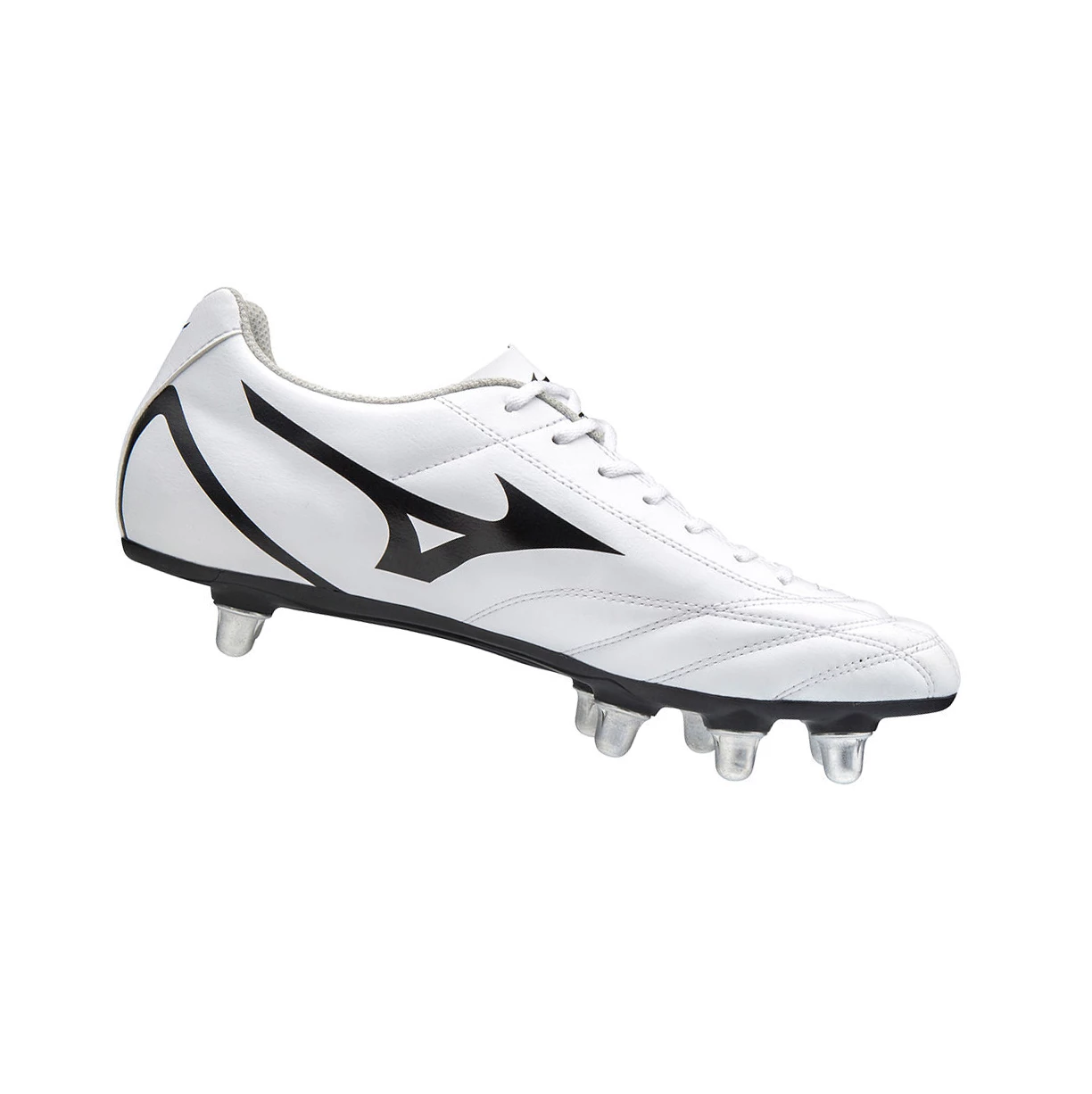 Botas de Rugby Mizuno Monarcida Neo Rugby Si Hombre White/Black/Red | 35691-IGRJ