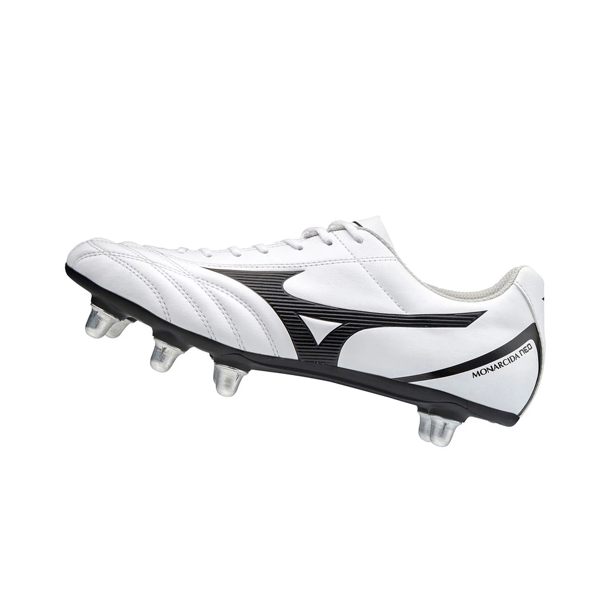 Botas de Rugby Mizuno Monarcida Neo Rugby Si Hombre White/Black/Red | 35691-IGRJ