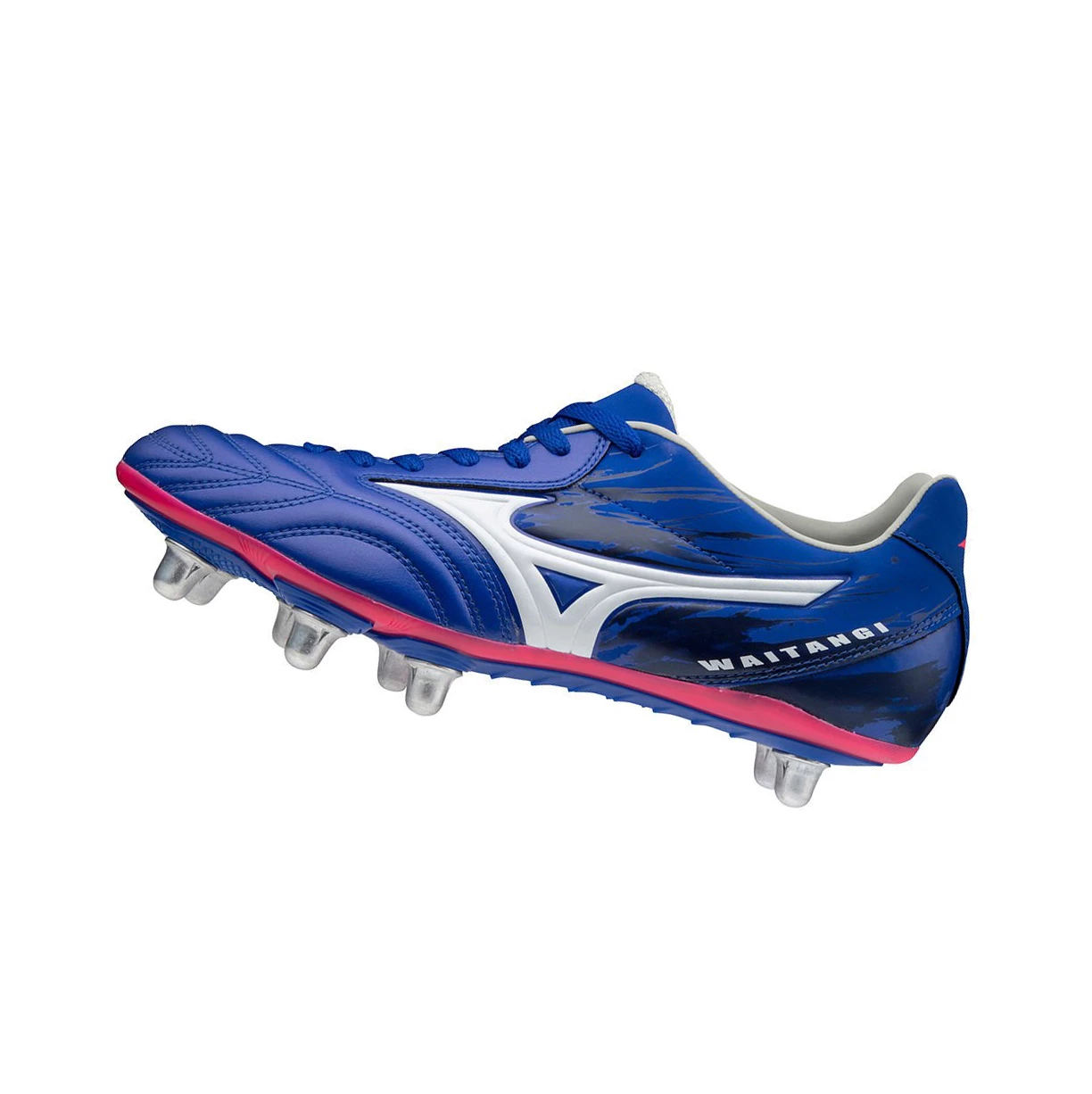 Botas de Rugby Mizuno Waitangi Ps Mujer Blue/White | 51287-TQBL