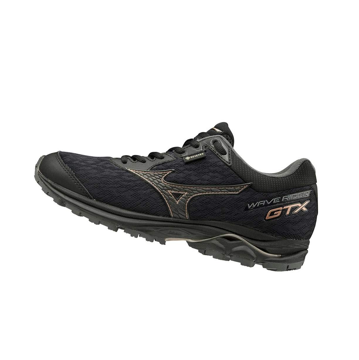 Zapatillas De Trail Running Mizuno Wave Rider Gtx Mujer Negras | 02517-KFZC