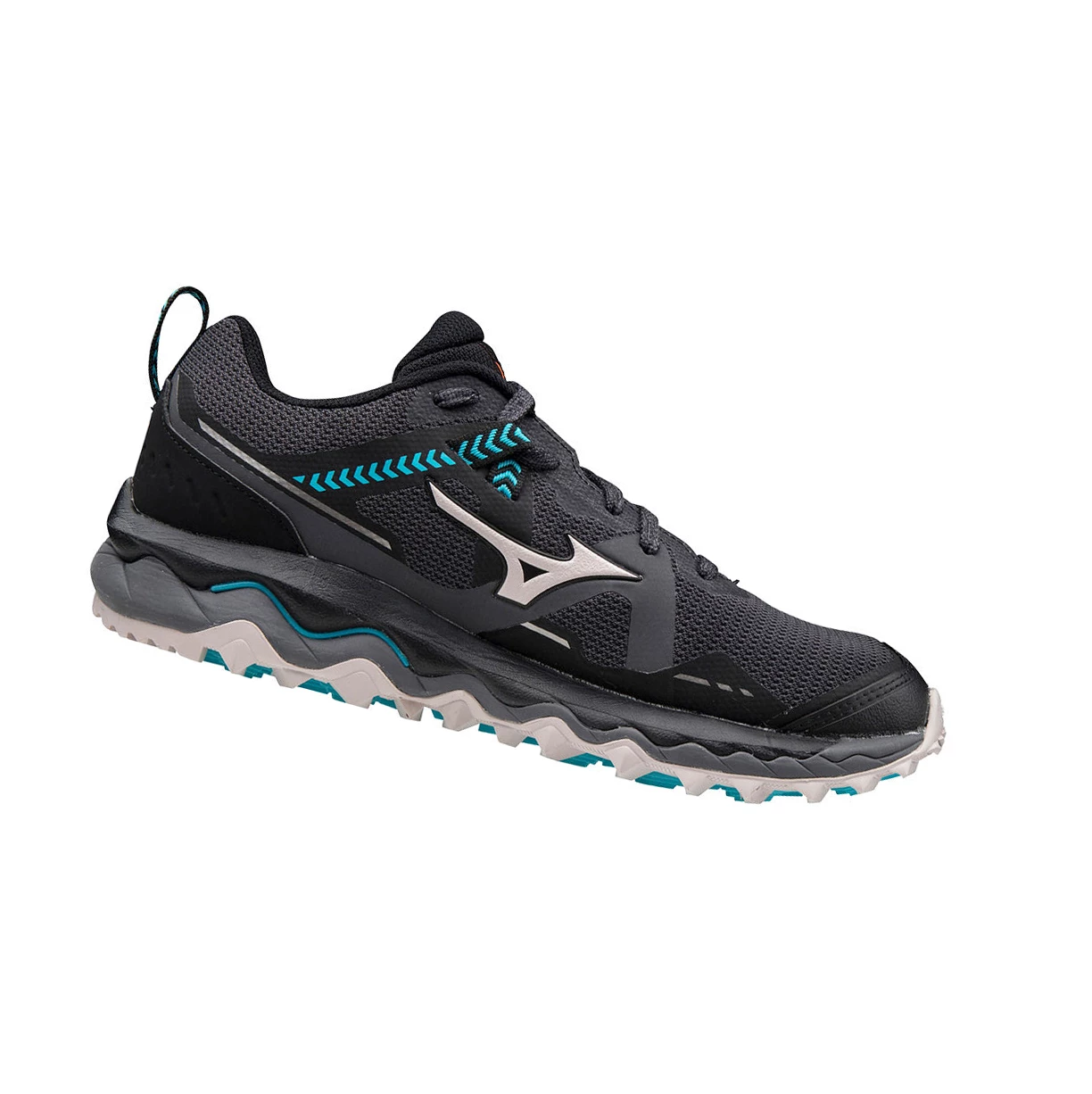 Zapatillas De Trail Running Mizuno Wave Mujin 7 Mujer Black/Grey/Blue | 53769-BNJT