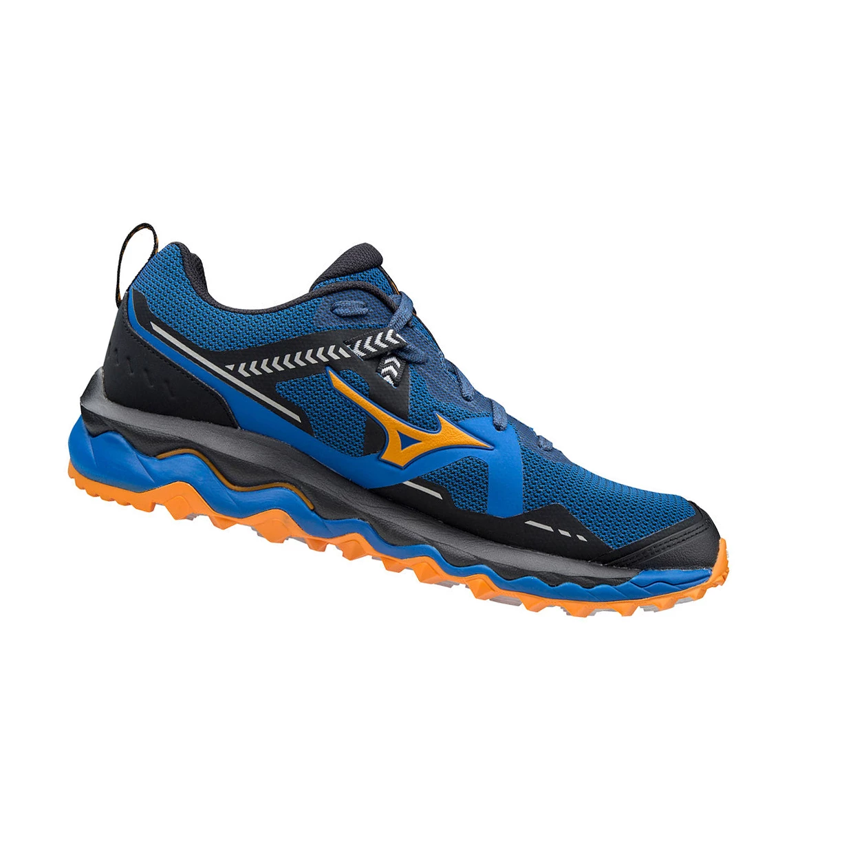 Zapatillas De Trail Running Mizuno Wave Mujin 7 Hombre Blue/Orange | 72490-RJBD