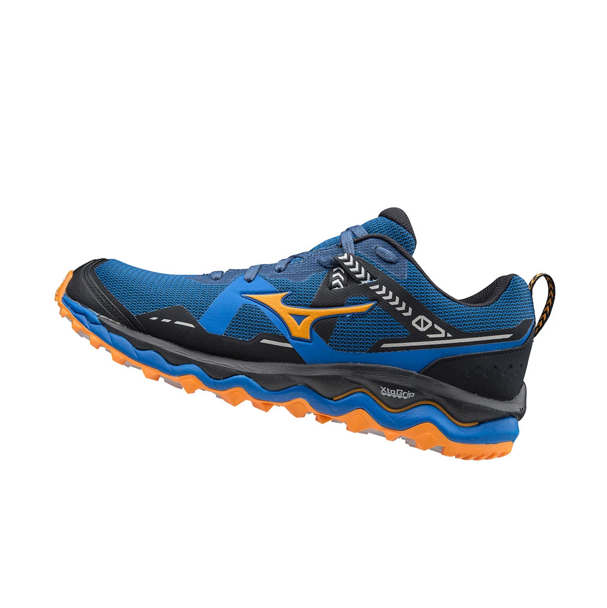 Zapatillas De Trail Running Mizuno Wave Mujin 7 Hombre Blue/Orange | 72490-RJBD