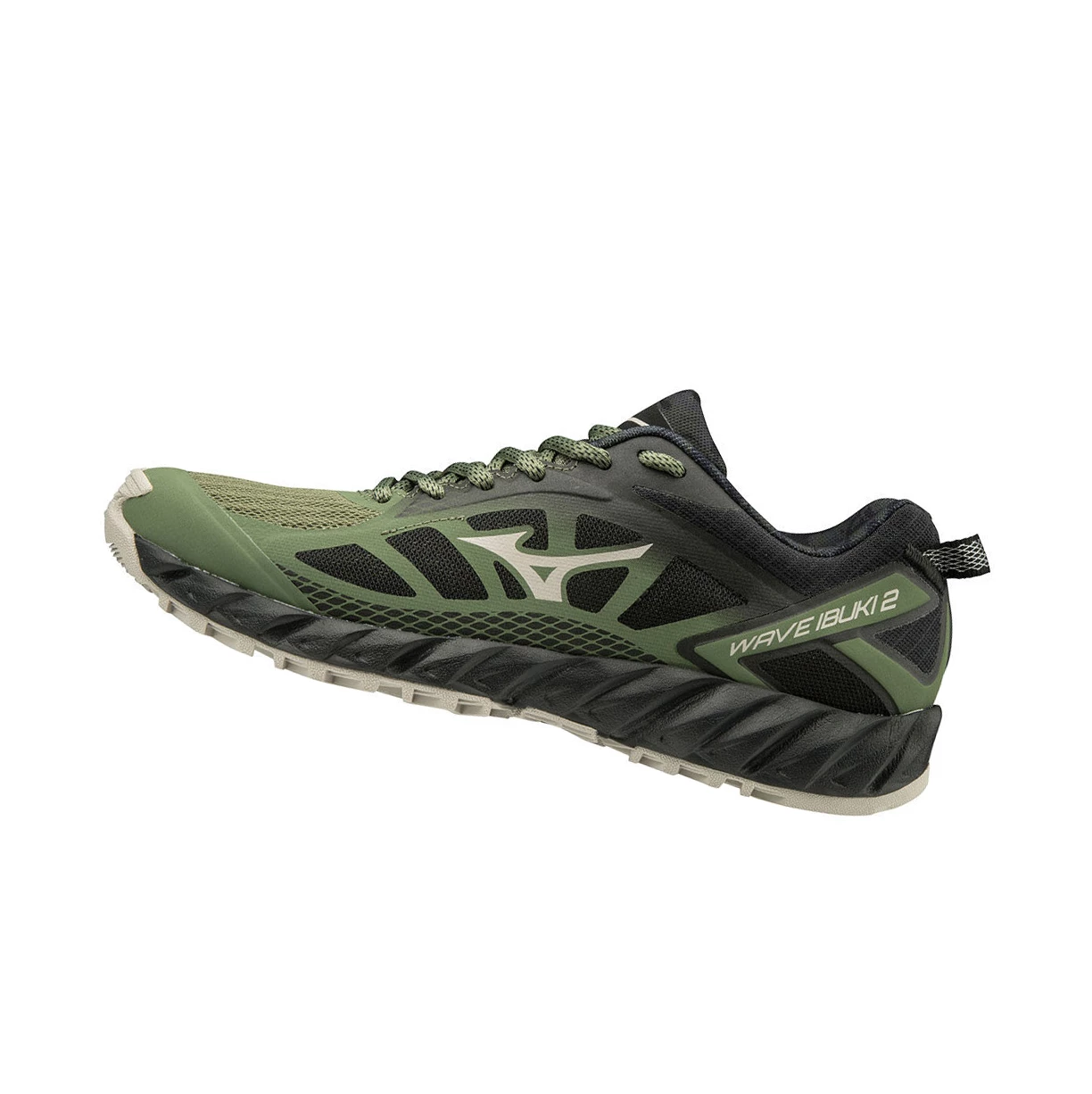 Zapatillas De Trail Running Mizuno Wave Ibuki 2 Mujer Green/Black/Silver | 81905-QYSD