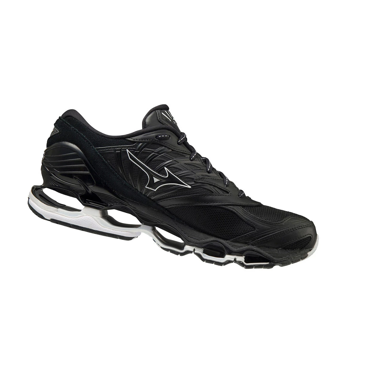 Zapatillas Mizuno Wave Prophecy Ls Kuro Hombre Black/White | 08759-HVWQ