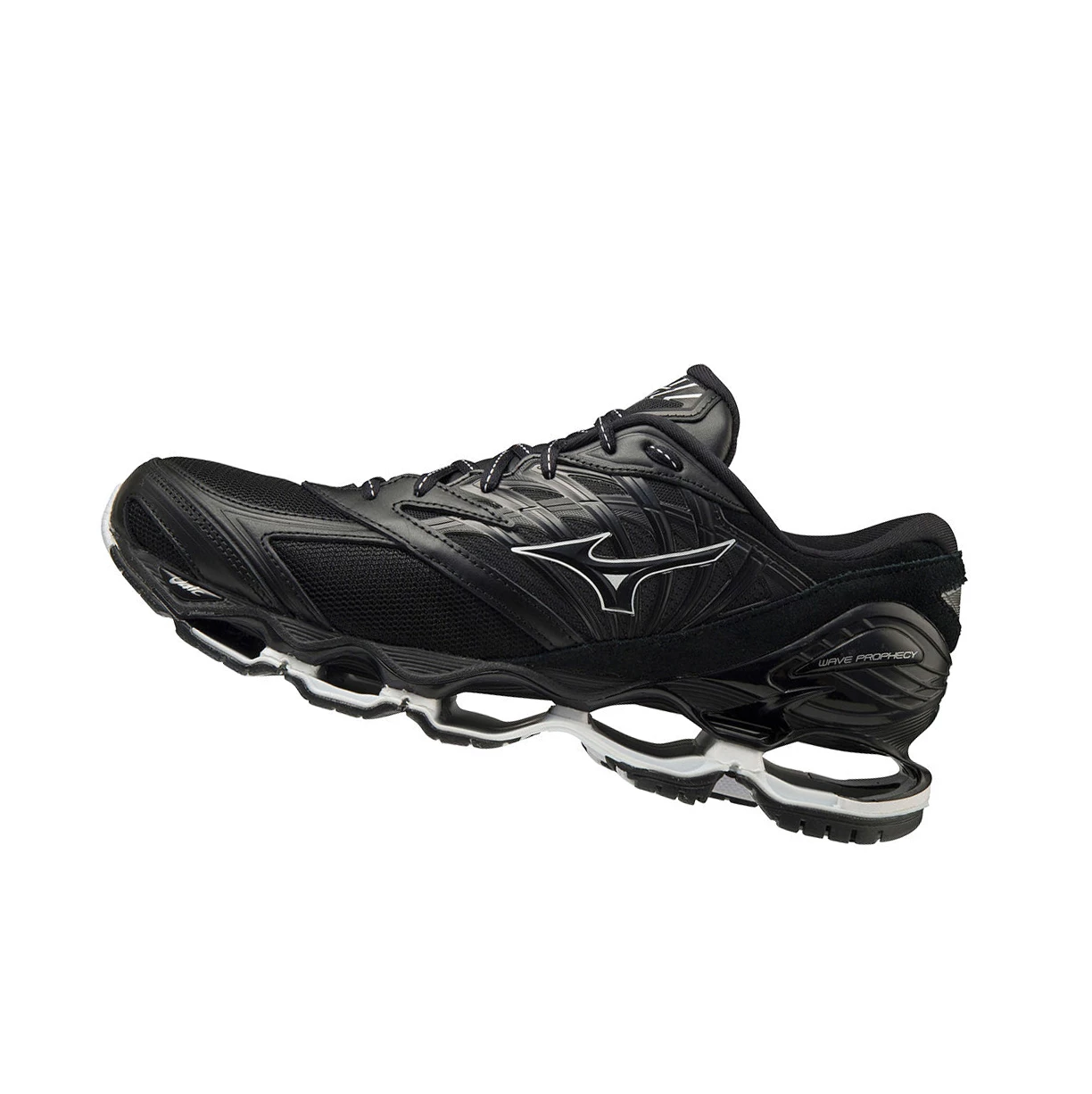 Zapatillas Mizuno Wave Prophecy Ls Kuro Hombre Black/White | 08759-HVWQ