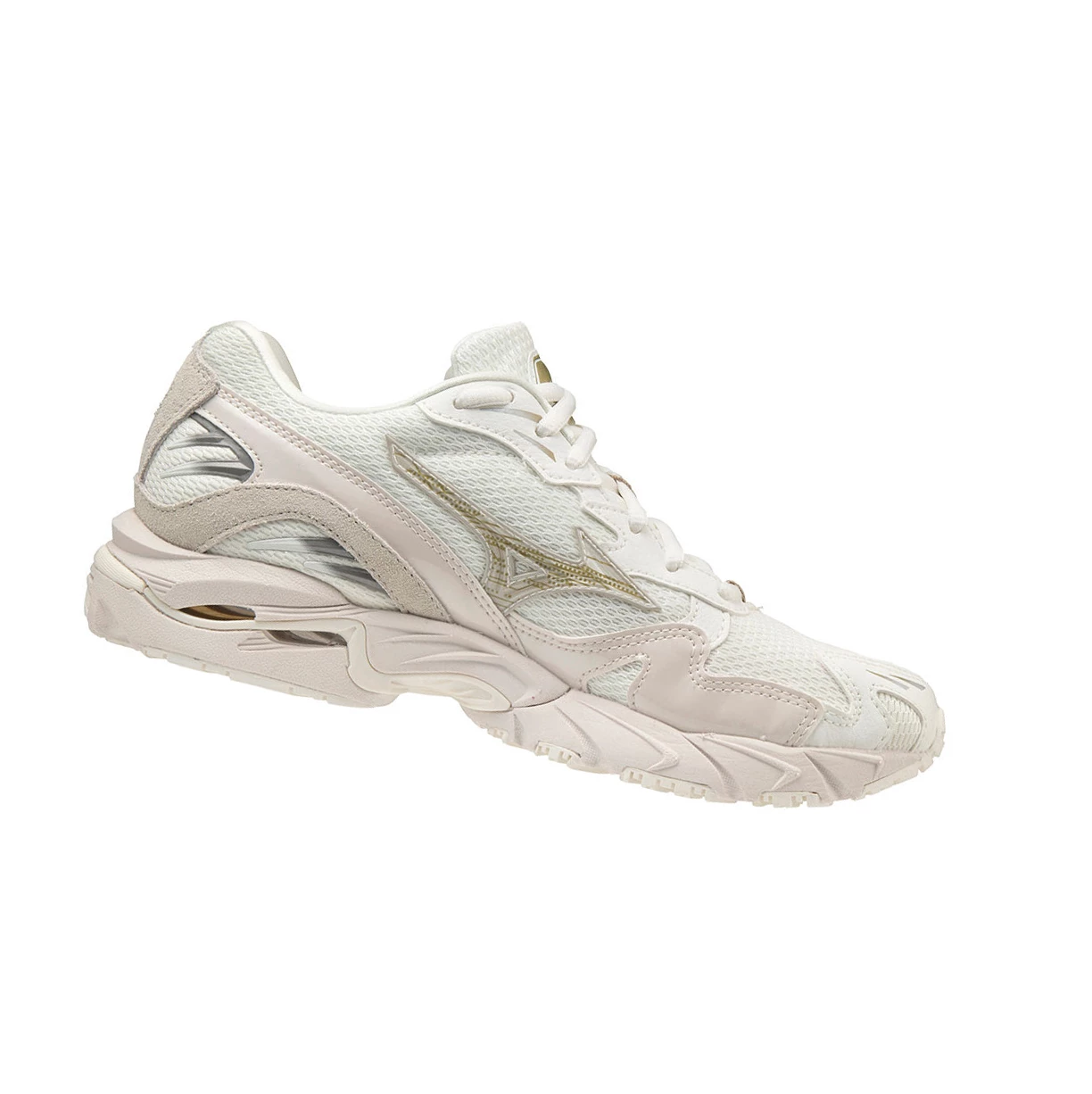 Zapatillas Mizuno Wave Rider 10 Hombre Blancas | 98301-PJWS