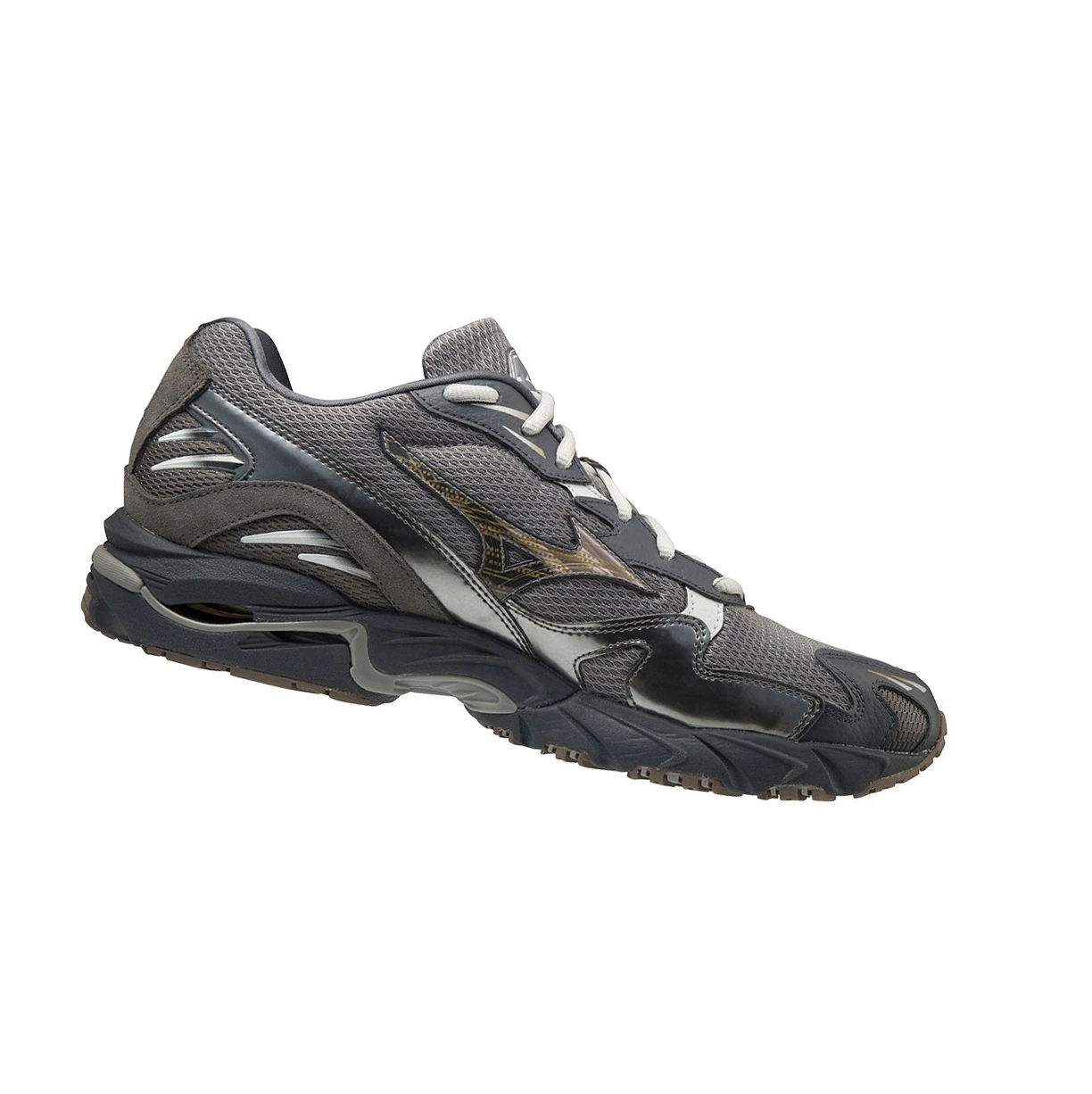 Zapatillas Mizuno Wave Rider 10 Hombre Gris | 34865-KUCT