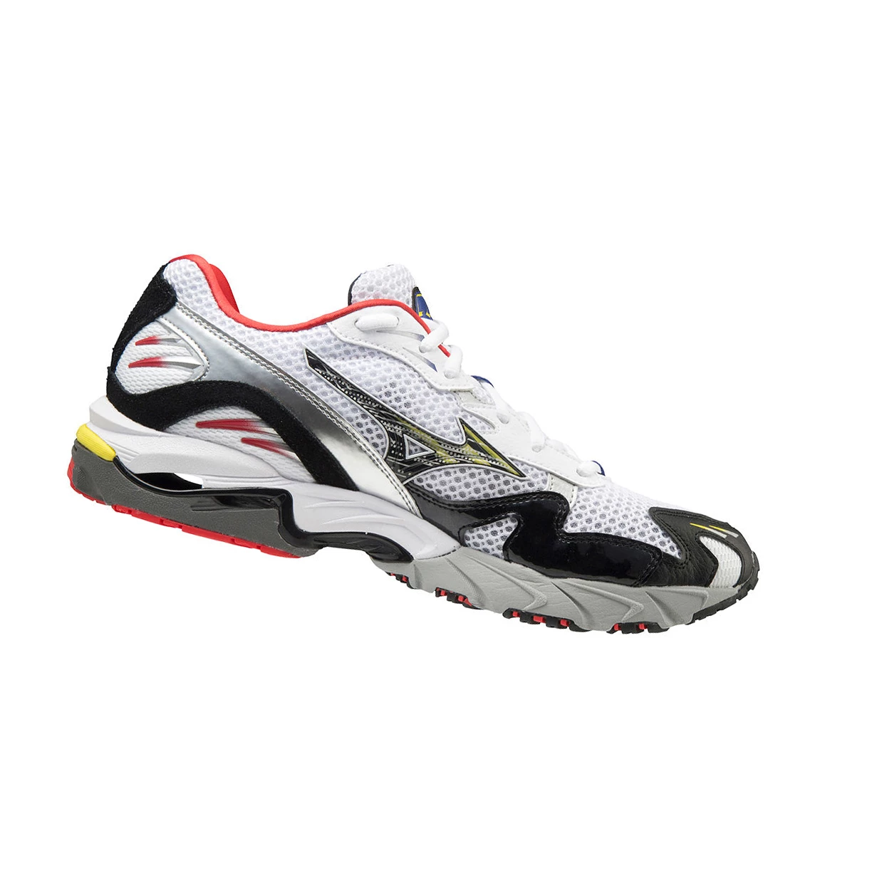 Zapatillas Mizuno Wave Rider 10 Hombre White/Black/Red | 97215-YTBU