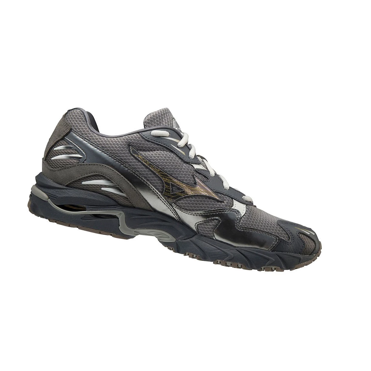 Zapatillas Mizuno Wave Rider 10 Mujer Gris | 63297-DQIB