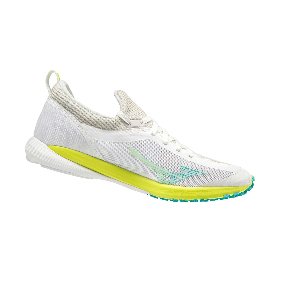 Zapatillas Running Mizuno Wave Duel 2 Mujer White/Yellow/Blue | 28451-RINJ