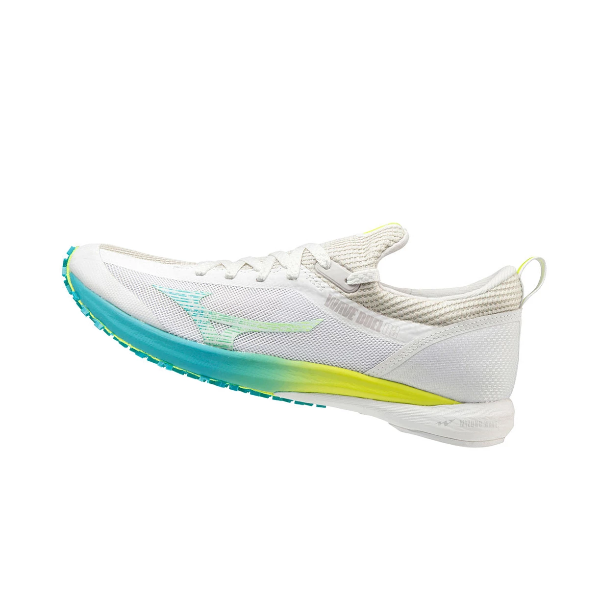 Zapatillas Running Mizuno Wave Duel 2 Mujer White/Yellow/Blue | 28451-RINJ