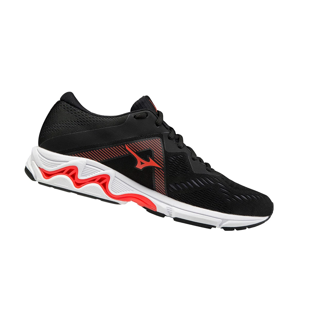 Zapatillas Running Mizuno Wave Equate 5 Hombre Black/Gold/Red | 97325-TFRC