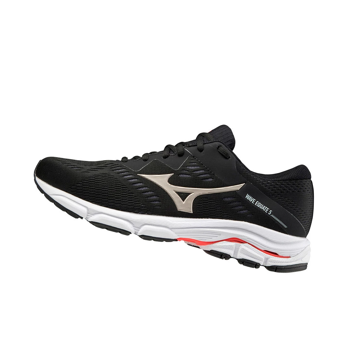 Zapatillas Running Mizuno Wave Equate 5 Hombre Black/Gold/Red | 97325-TFRC