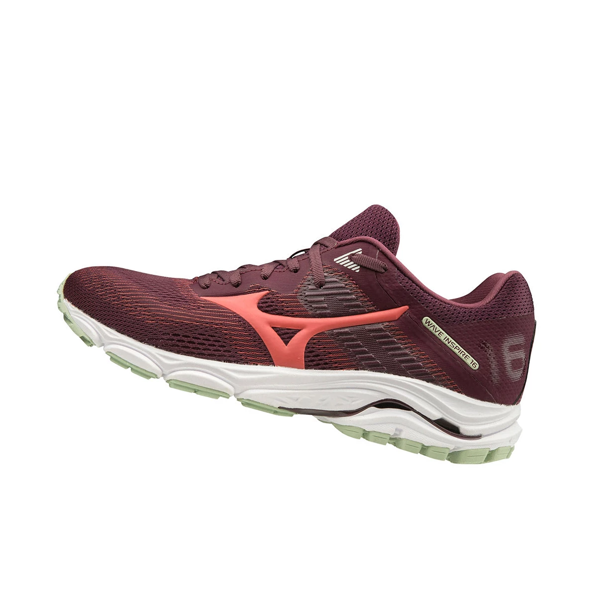 Zapatillas Running Mizuno Wave Inspire 16 Mujer Burdeos | 35861-WZIO