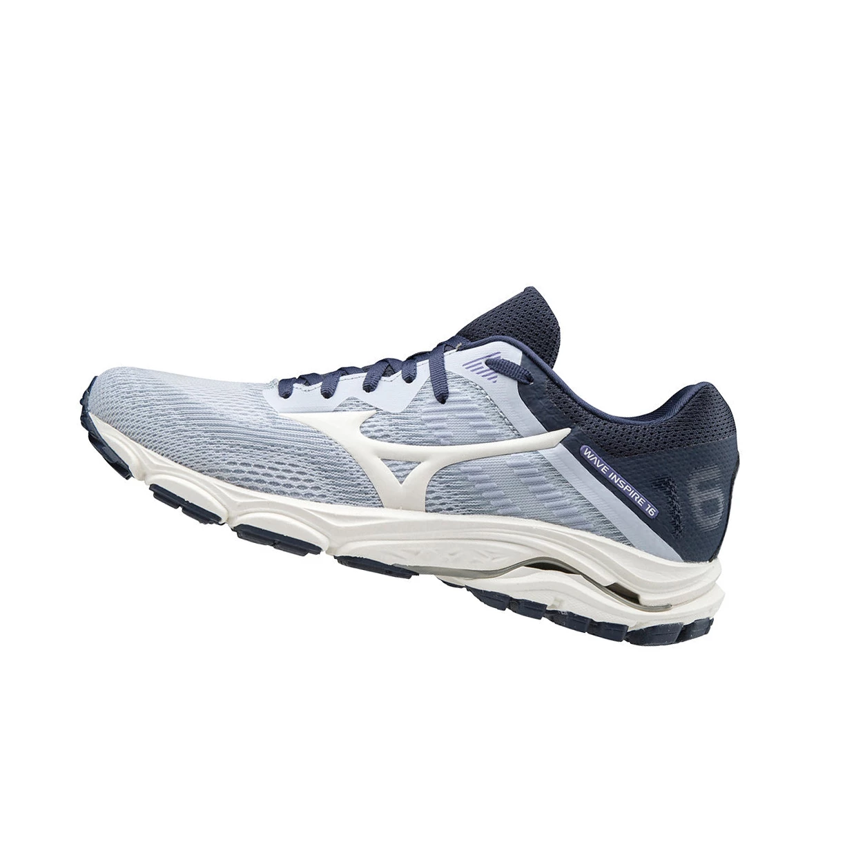 Zapatillas Running Mizuno Wave Inspire 16 Mujer White/Indigo | 38051-FXMP