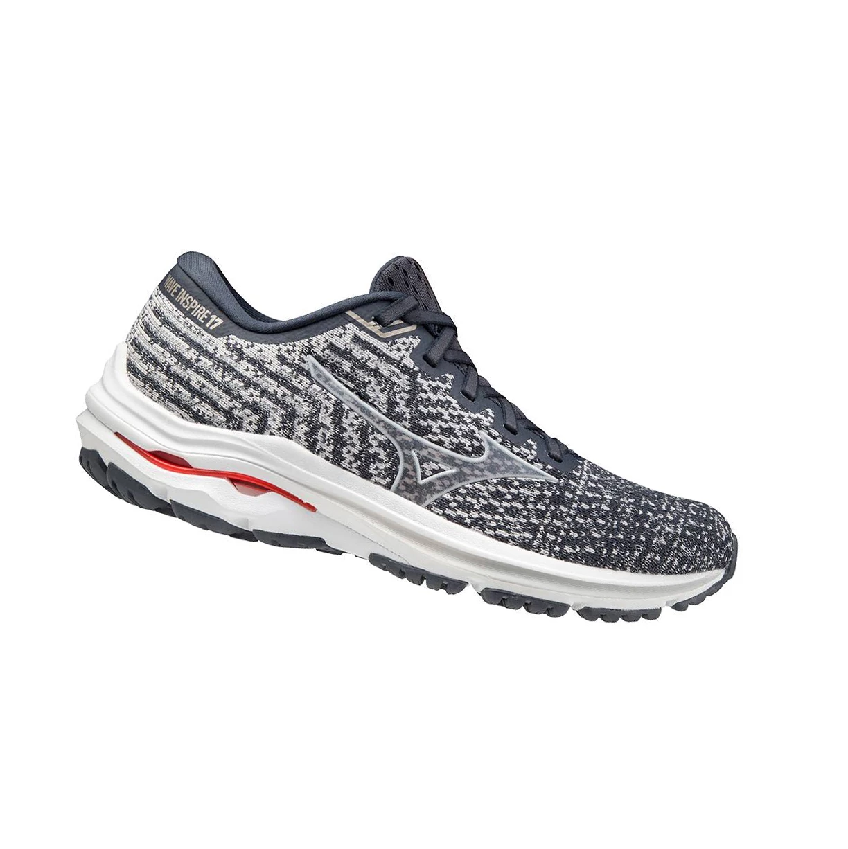 Zapatillas Running Mizuno Wave Inspire 17 Waveknit Mujer Gris | 42183-LWJO