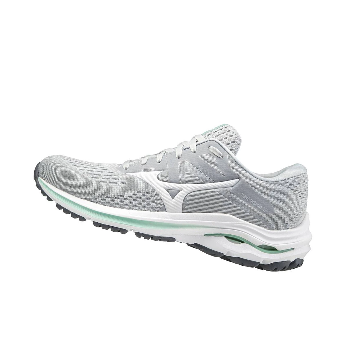 Zapatillas Running Mizuno Wave Inspire 17 Mujer Grey/White | 47518-VTHI