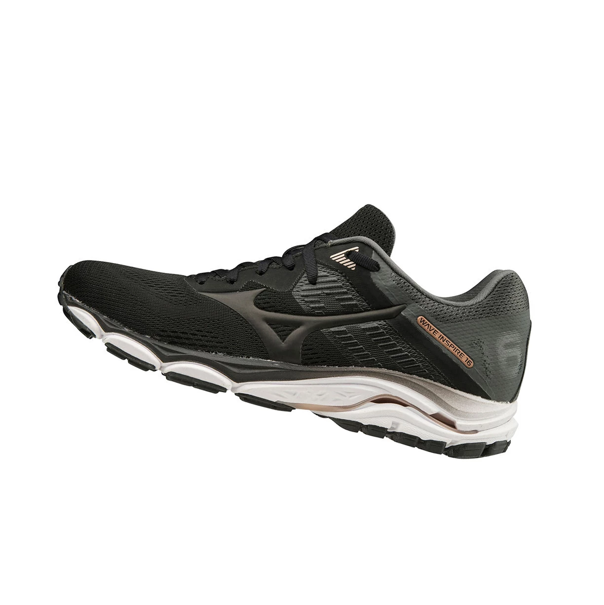 Zapatillas Running Mizuno Wave Inspire 16 Mujer Black/Grey | 62139-IFUK