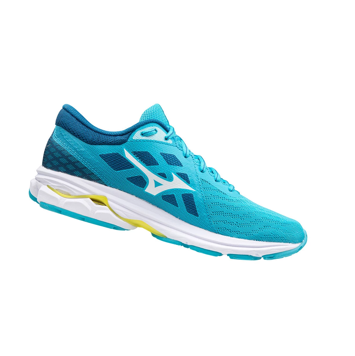 Zapatillas Running Mizuno Wave Kizuna 2 Mujer Blue/White/Yellow | 40296-BSLR