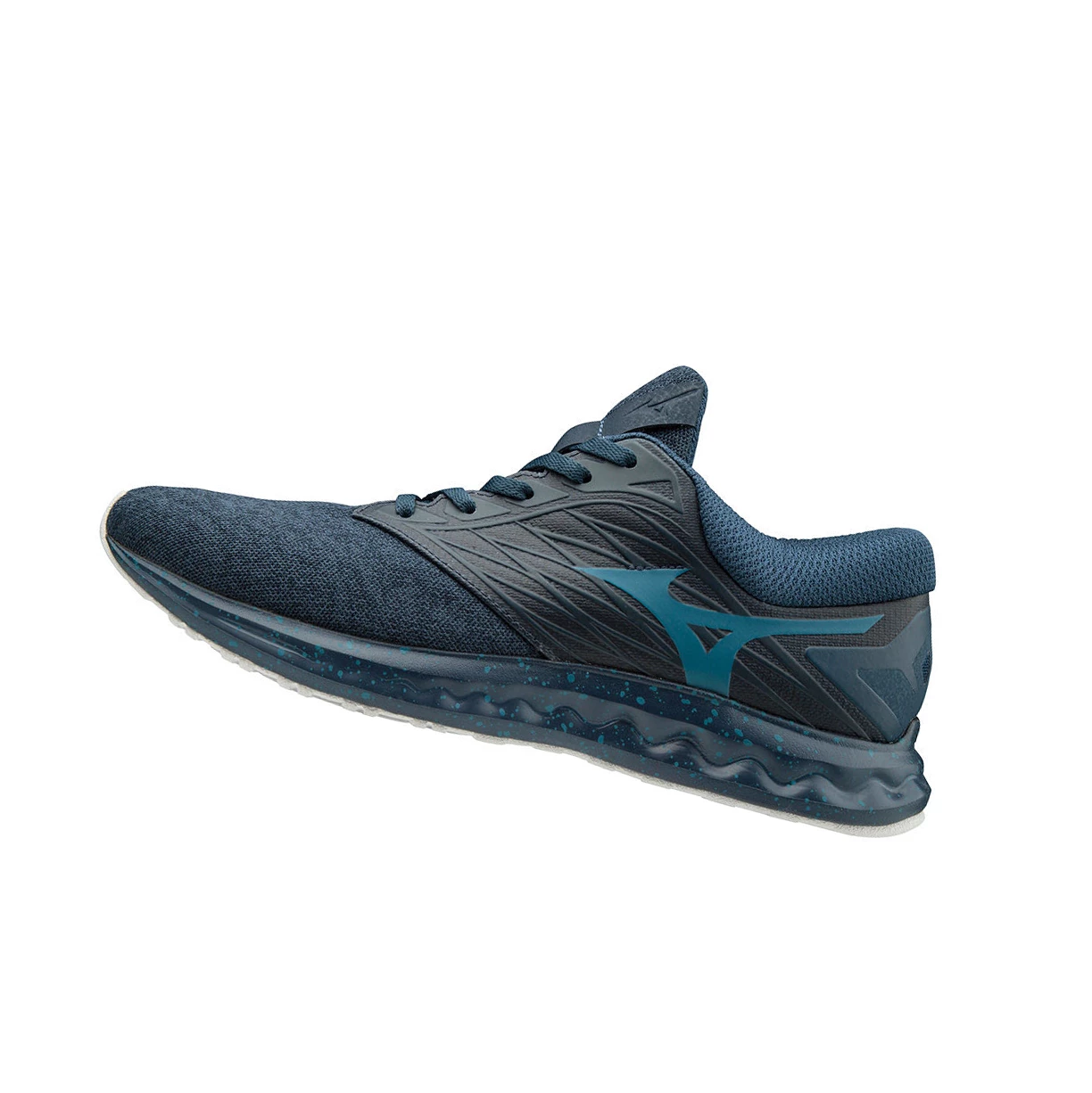 Zapatillas Running Mizuno Wave Polaris Hombre Turquoise/Blue/Gold | 51207-MQES