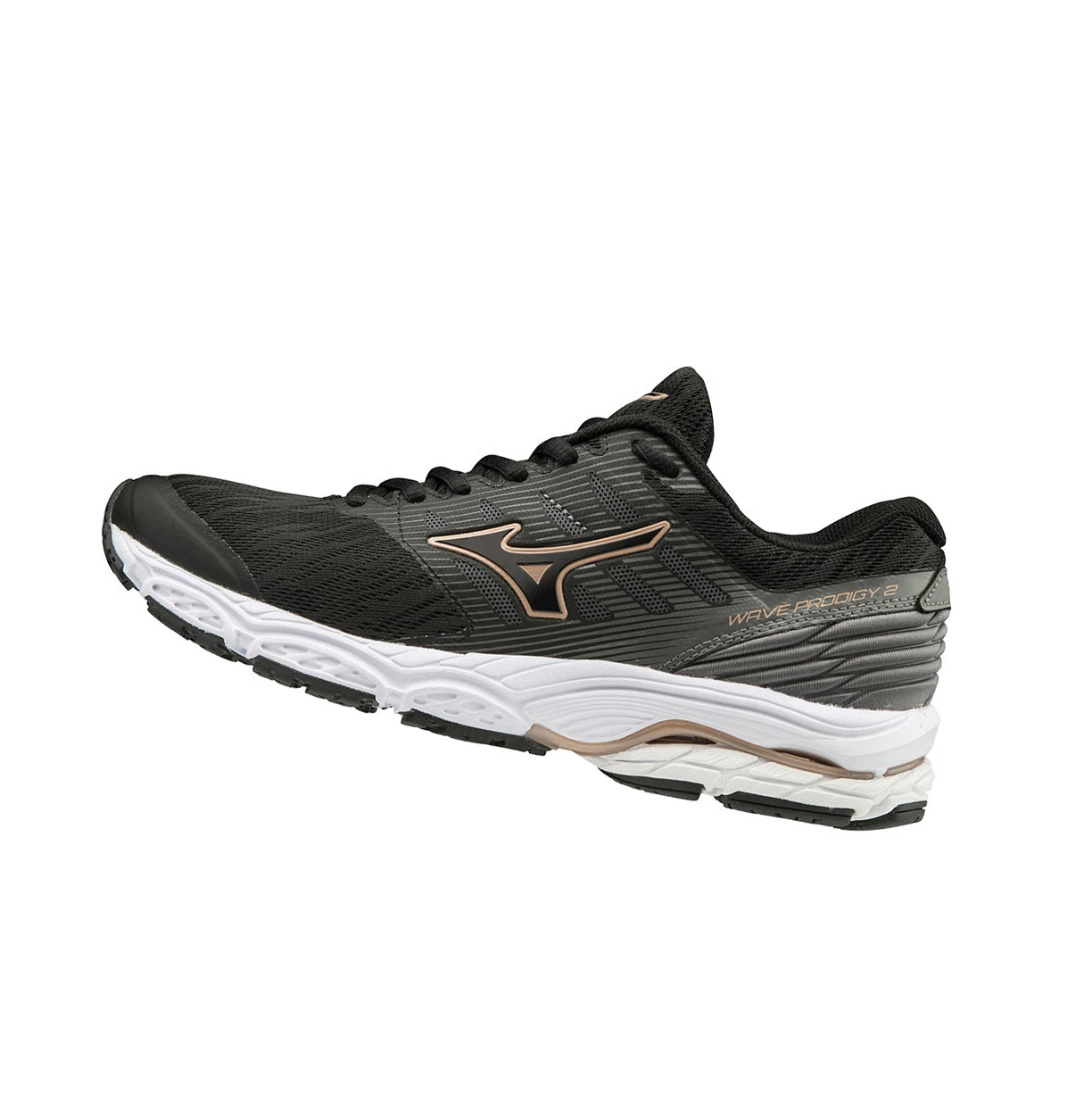 Zapatillas Running Mizuno Wave Prodigy 2 Mujer Negras | 23048-RQCG