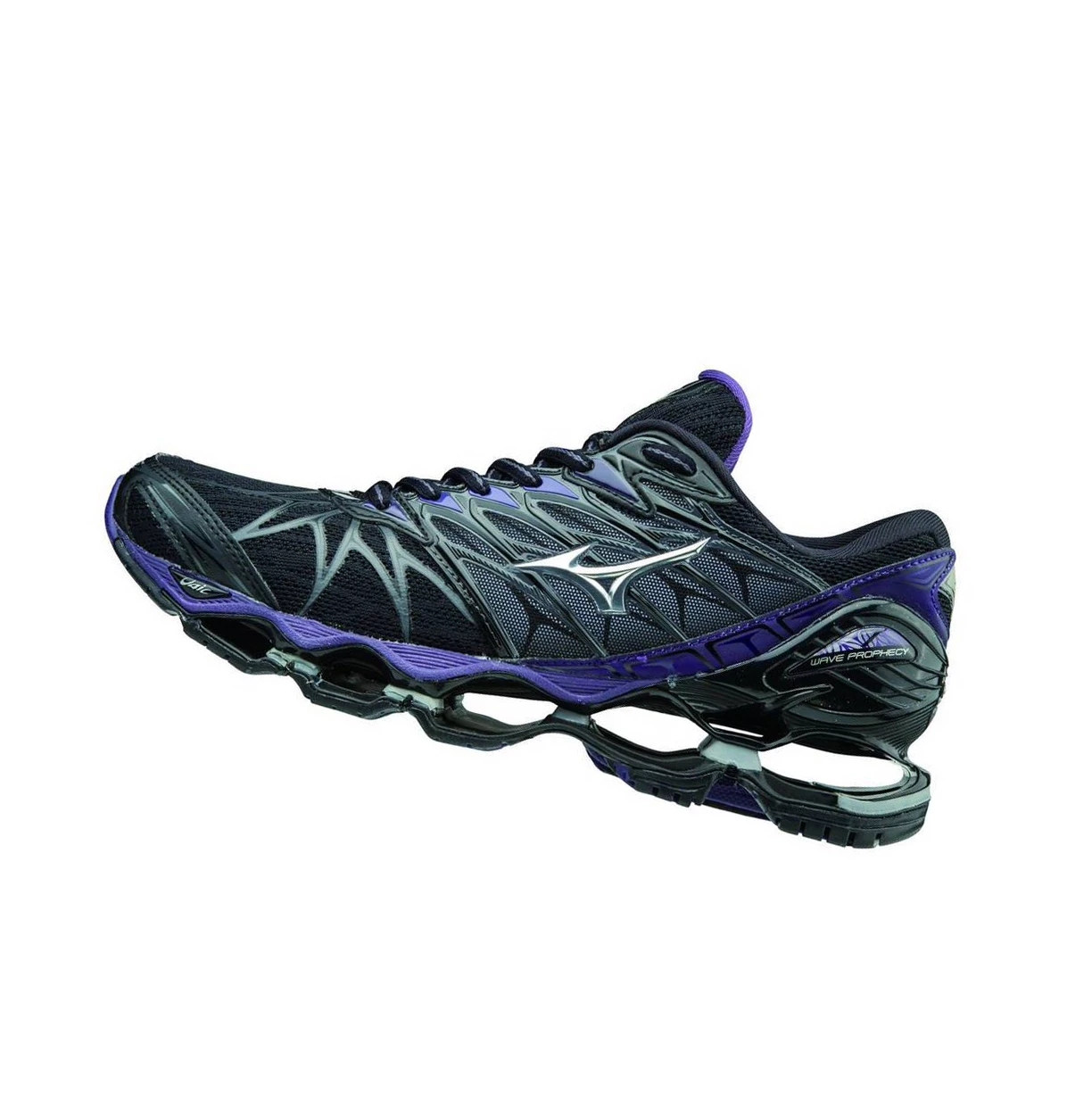 Zapatillas Running Mizuno Wave Prophecy 7 Mujer Black/Silver | 81036-CIXH