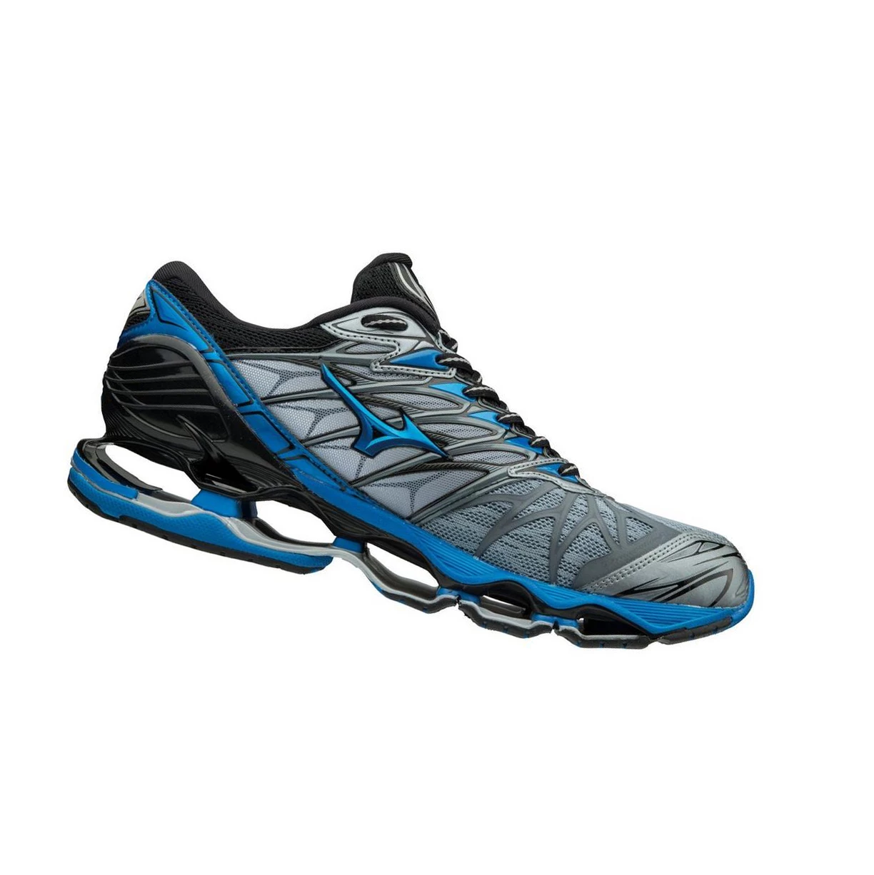 Zapatillas Running Mizuno Wave Prophecy 7 Hombre Silver/Black | 81563-HMFY