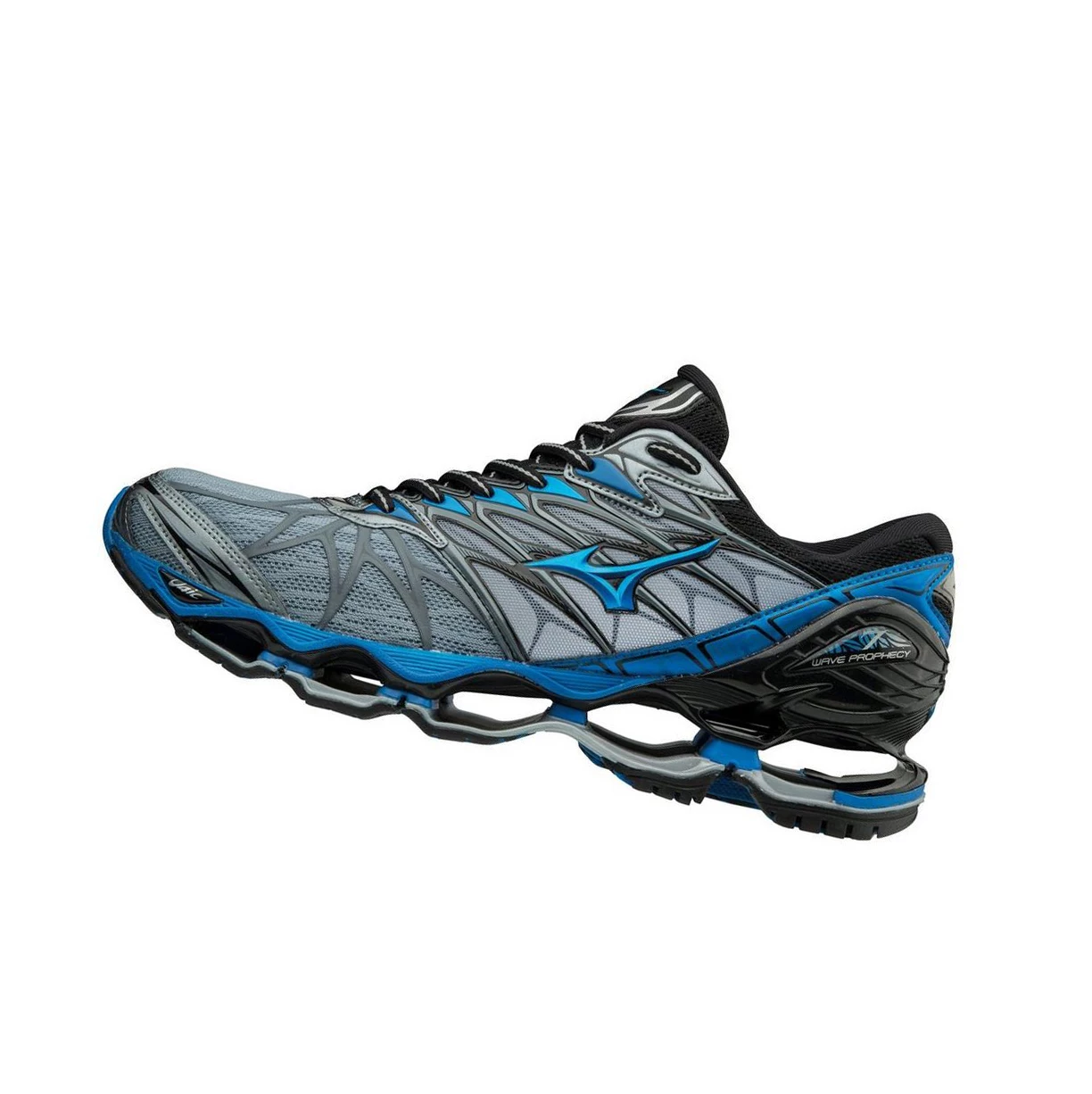 Zapatillas Running Mizuno Wave Prophecy 7 Hombre Silver/Black | 81563-HMFY