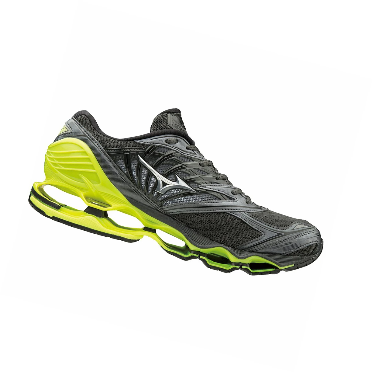 Zapatillas Running Mizuno Wave Prophecy 8 Hombre Grey/Silver/Yellow | 83514-PLTQ