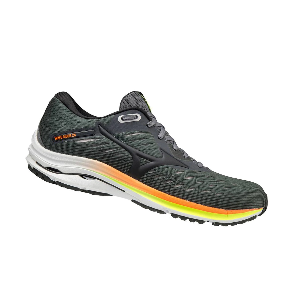 Zapatillas Running Mizuno Wave Rider 24 2e (Anchos) Hombre Verde Oscuro | 08519-PQKS