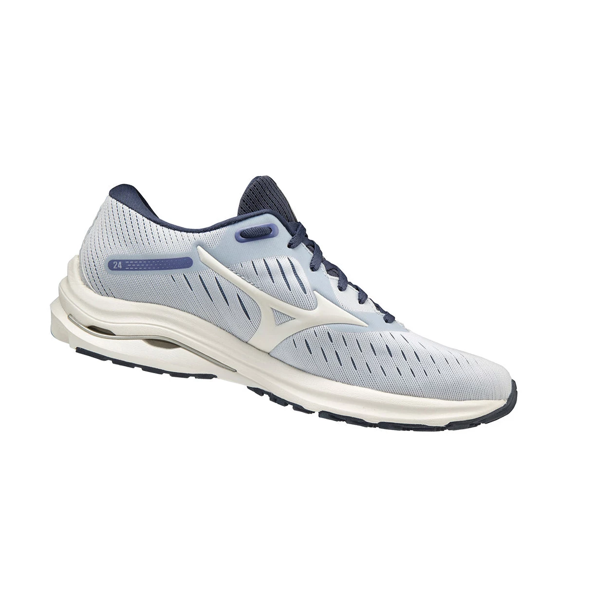 Zapatillas Running Mizuno Wave Rider 24 Mujer White/Indigo | 17420-ZJXD