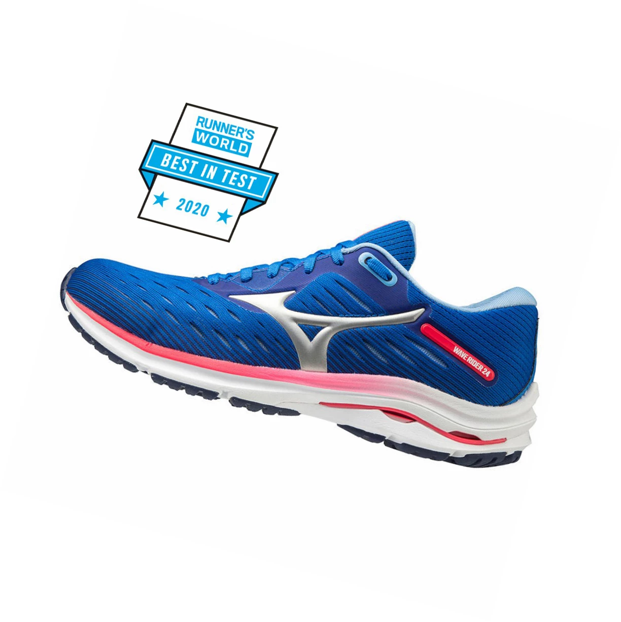 Zapatillas Running Mizuno Wave Rider 24 Mujer Rosas | 41658-GNZR