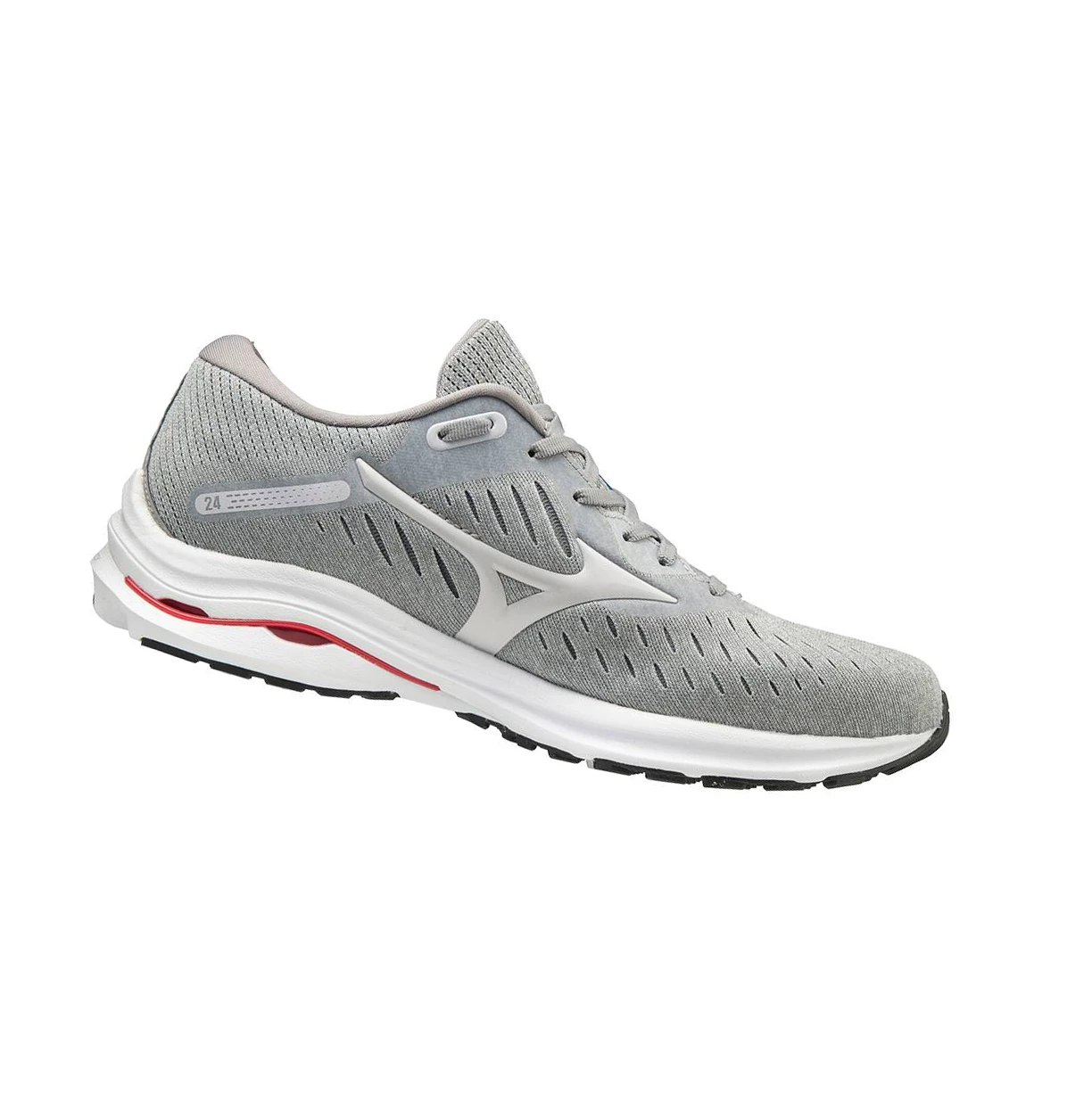 Zapatillas Running Mizuno Wave Rider 24 Hombre Gris | 49057-IBNO