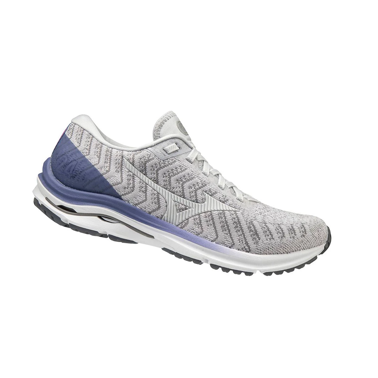 Zapatillas Running Mizuno Wave Rider 24 Waveknitﾙ Mujer Grey/White | 49821-AOMH