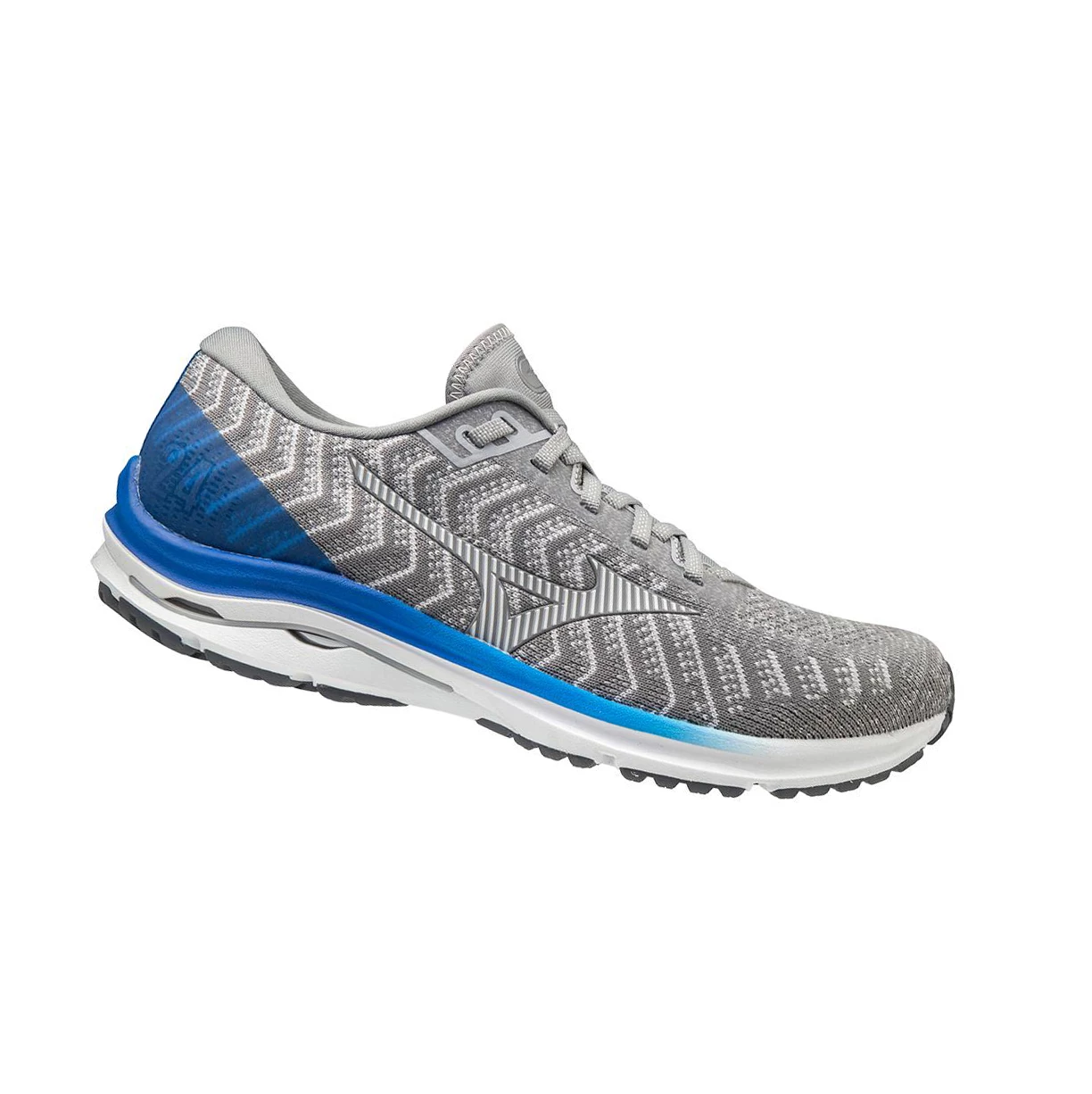 Zapatillas Running Mizuno Wave Rider 24 Waveknitﾙ Hombre Grey/White | 52983-EIYZ