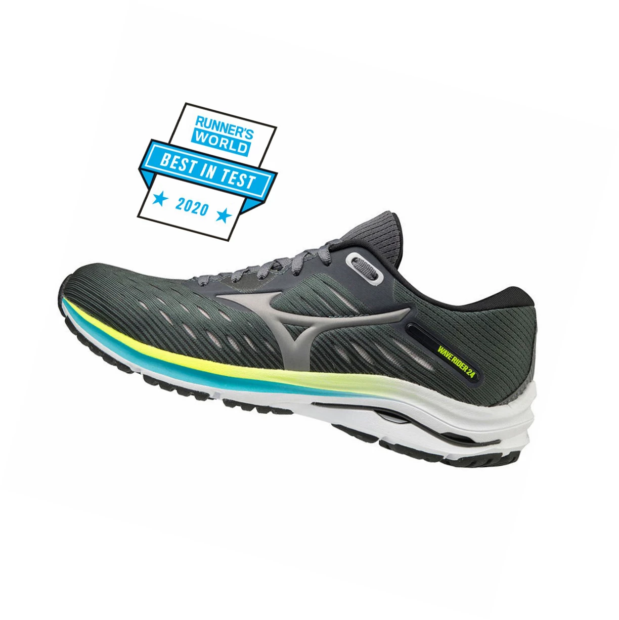 Zapatillas Running Mizuno Wave Rider 24 Mujer Grey/Blue | 61258-AOZQ