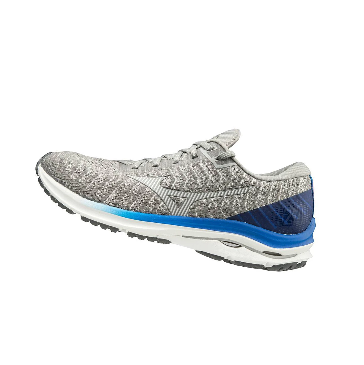 Zapatillas Running Mizuno Wave Rider 24 Waveknitﾙ 2e (Anchos) Hombre Grey/White | 69432-XEKW