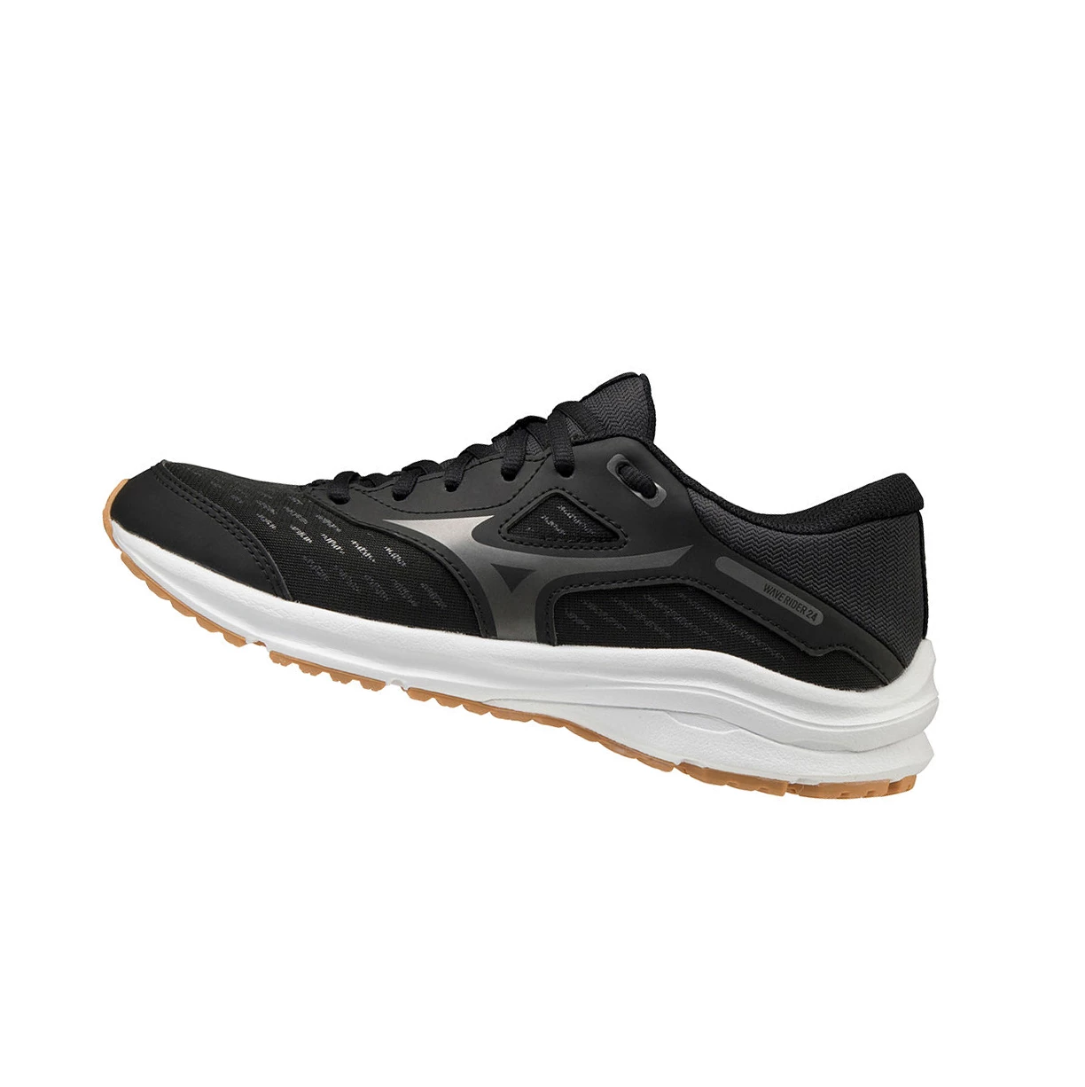 Zapatillas Running Mizuno Wave Rider 24 Hombre Black/Grey | 76148-ZNBP