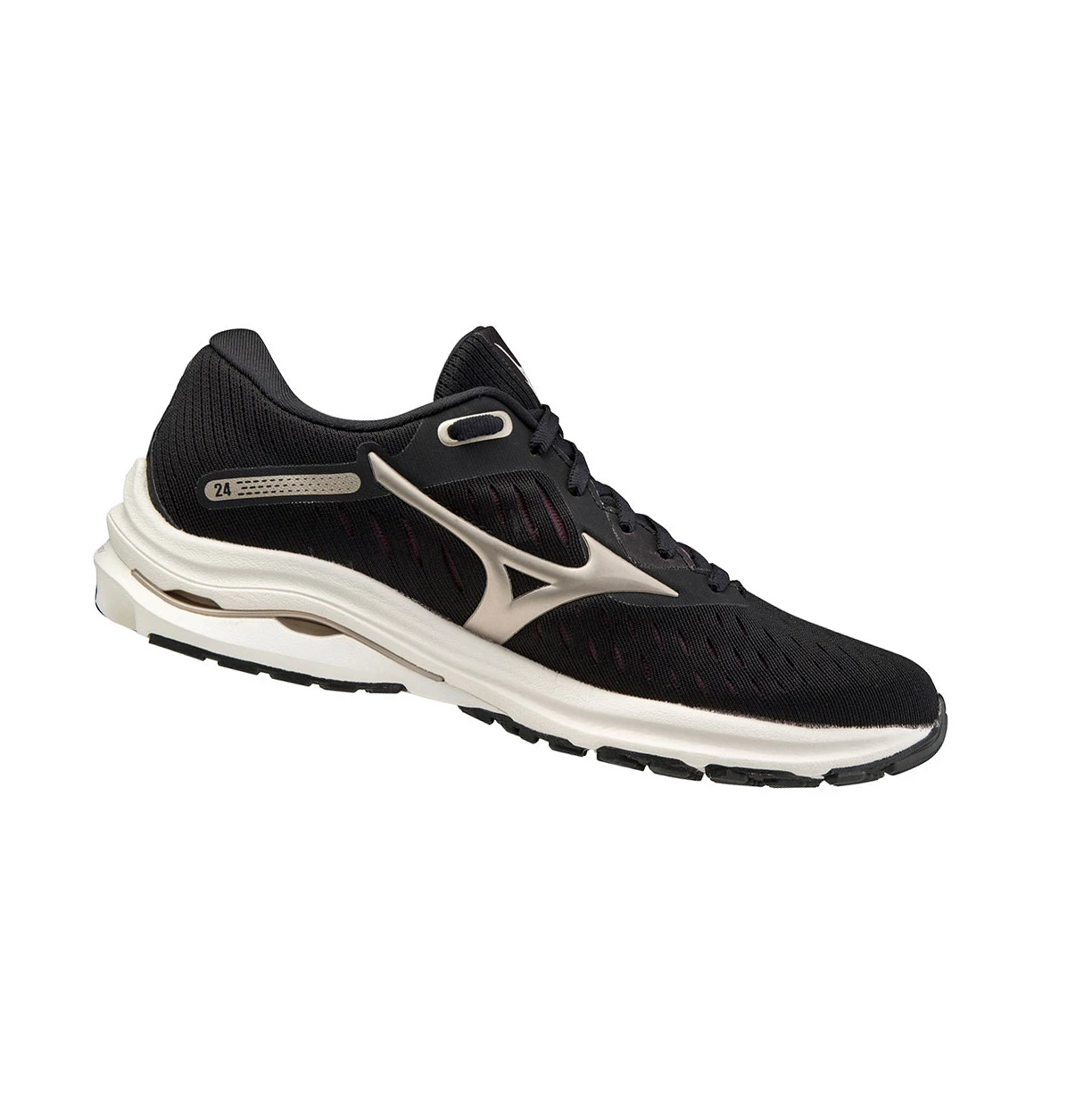 Zapatillas Running Mizuno Wave Rider 24 Mujer Plateadas | 78093-CJDN