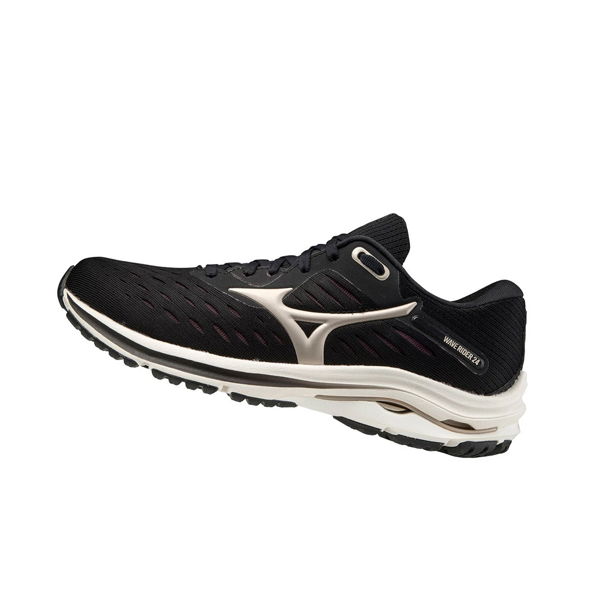 Zapatillas Running Mizuno Wave Rider 24 Mujer Plateadas | 78093-CJDN