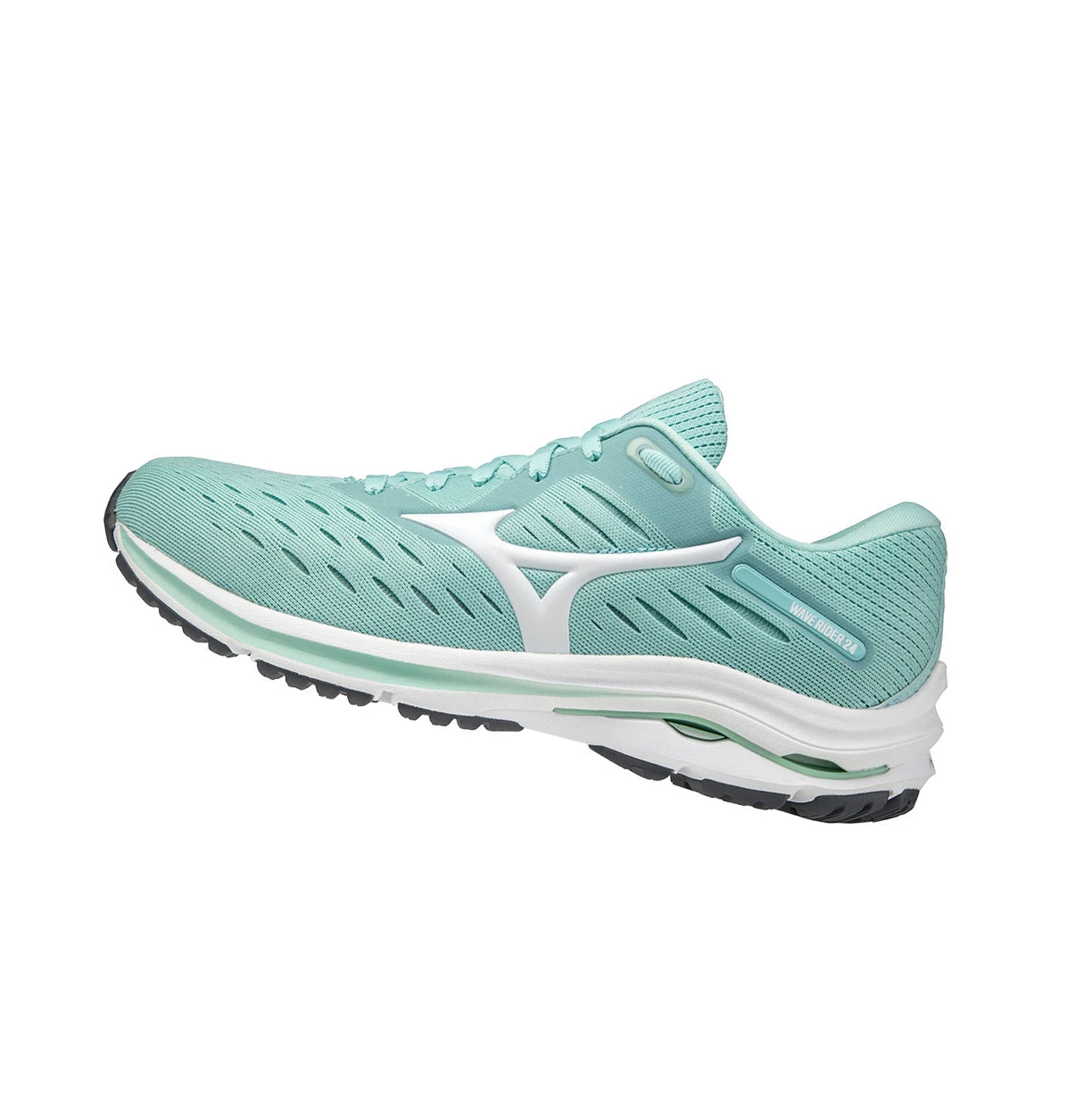 Zapatillas Running Mizuno Wave Rider 24 Mujer Turquoise/White | 91483-TPMN