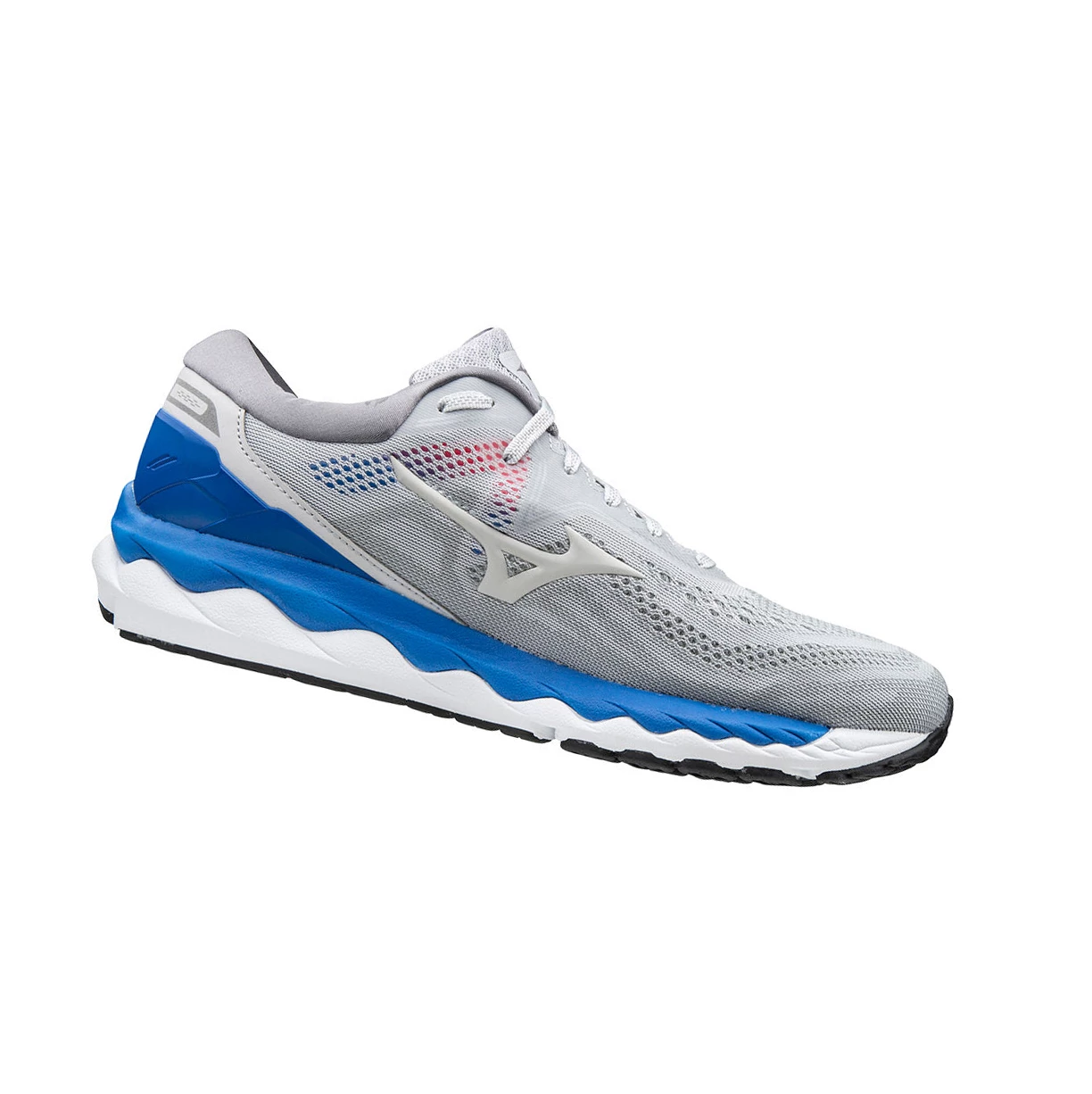 Zapatillas Running Mizuno Wave Sky 4 Hombre Grey/Blue | 15279-RLSU