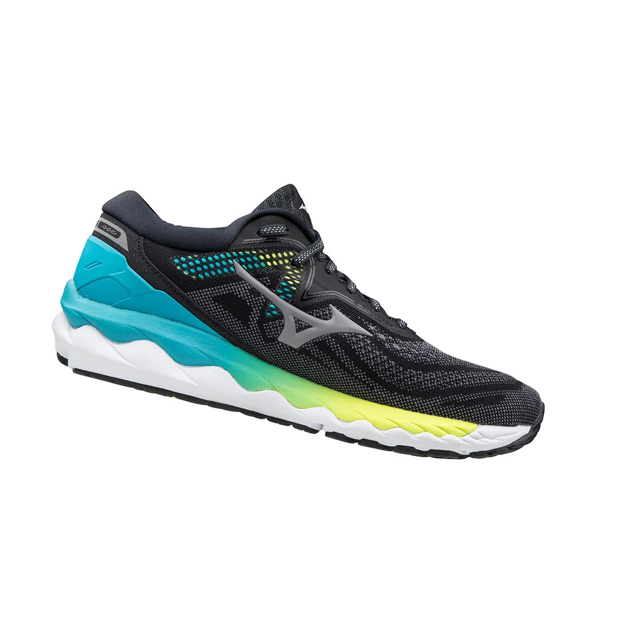 Zapatillas Running Mizuno Wave Sky 4 Mujer Black/Blue | 56179-XTUL