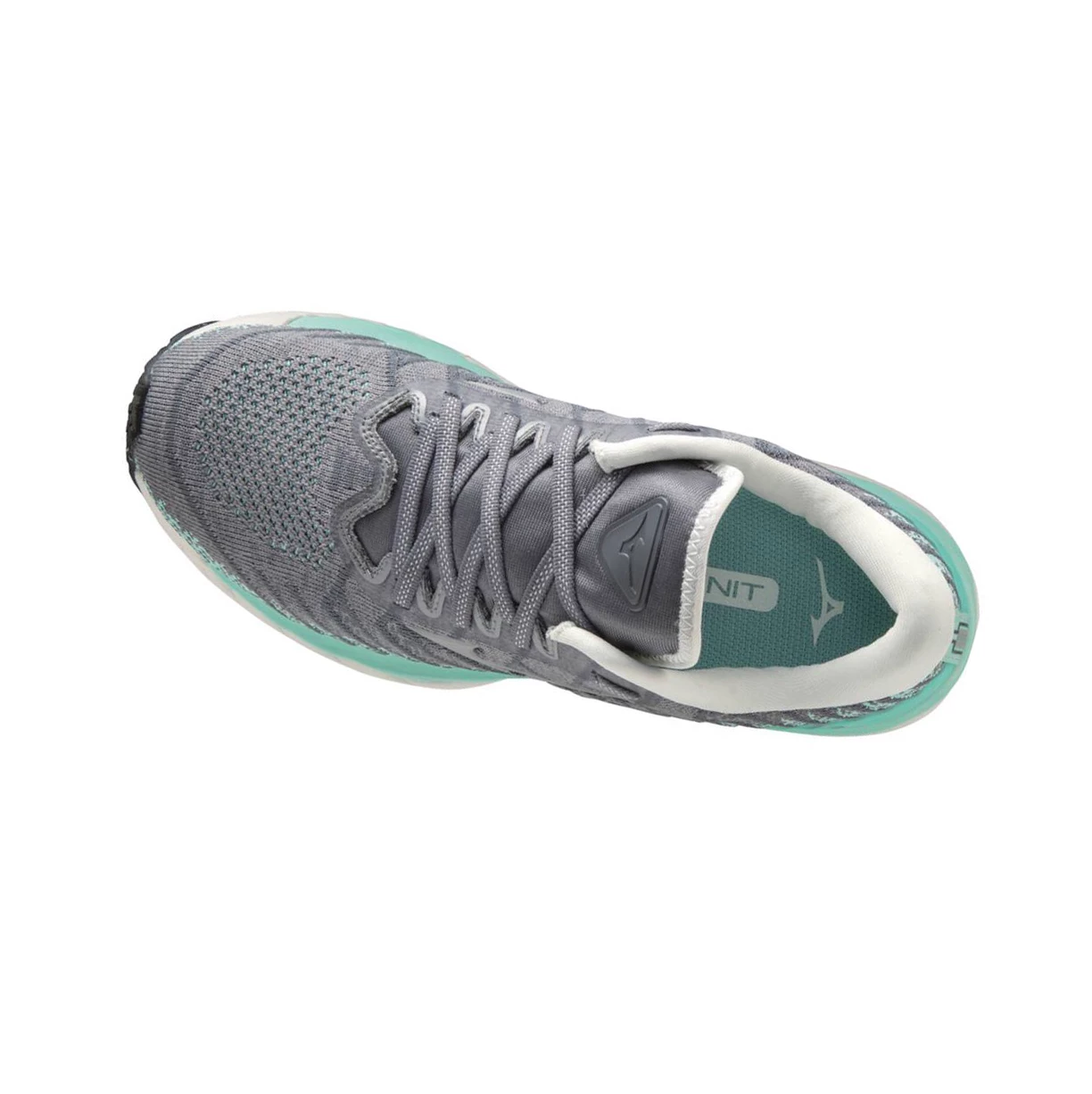 Zapatillas Running Mizuno Wave Sky 4 Waveknitﾙ Mujer grey/Turquoise | 72380-VMIN