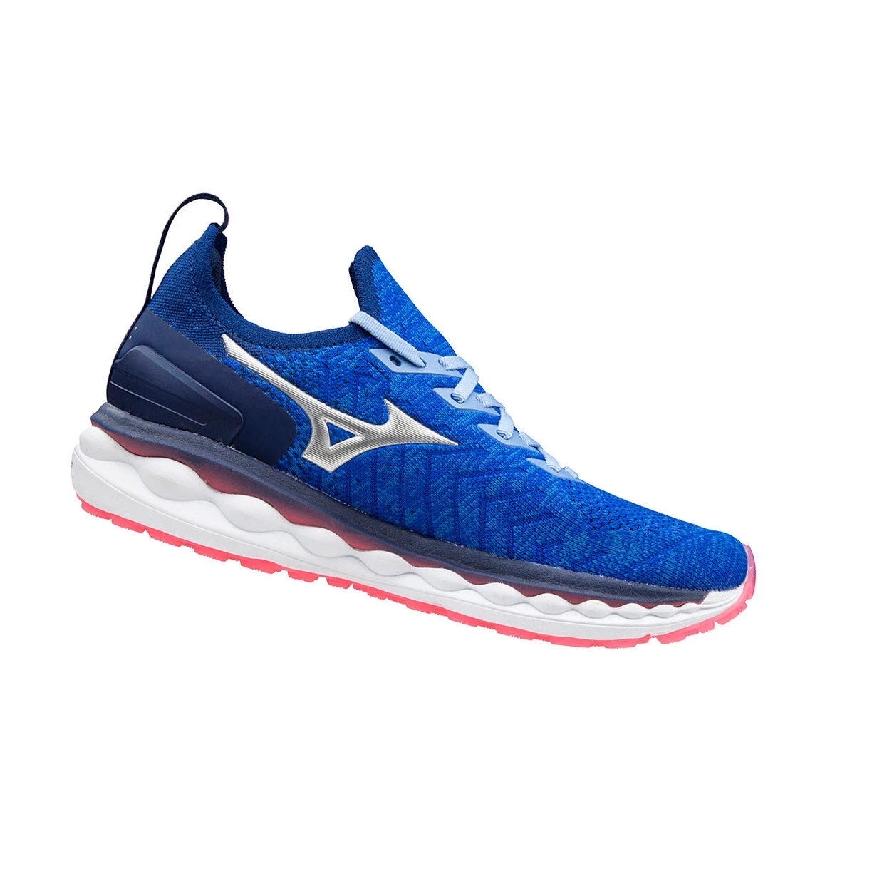 Zapatillas Running Mizuno Wave Sky Neo Mujer Blue/Silver/Pink | 80465-EADL