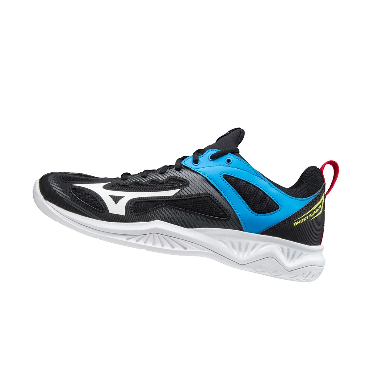 Zapatillas de Balonmano Mizuno Ghost Shadow Hombre Black/White/Blue | 23670-JWVH