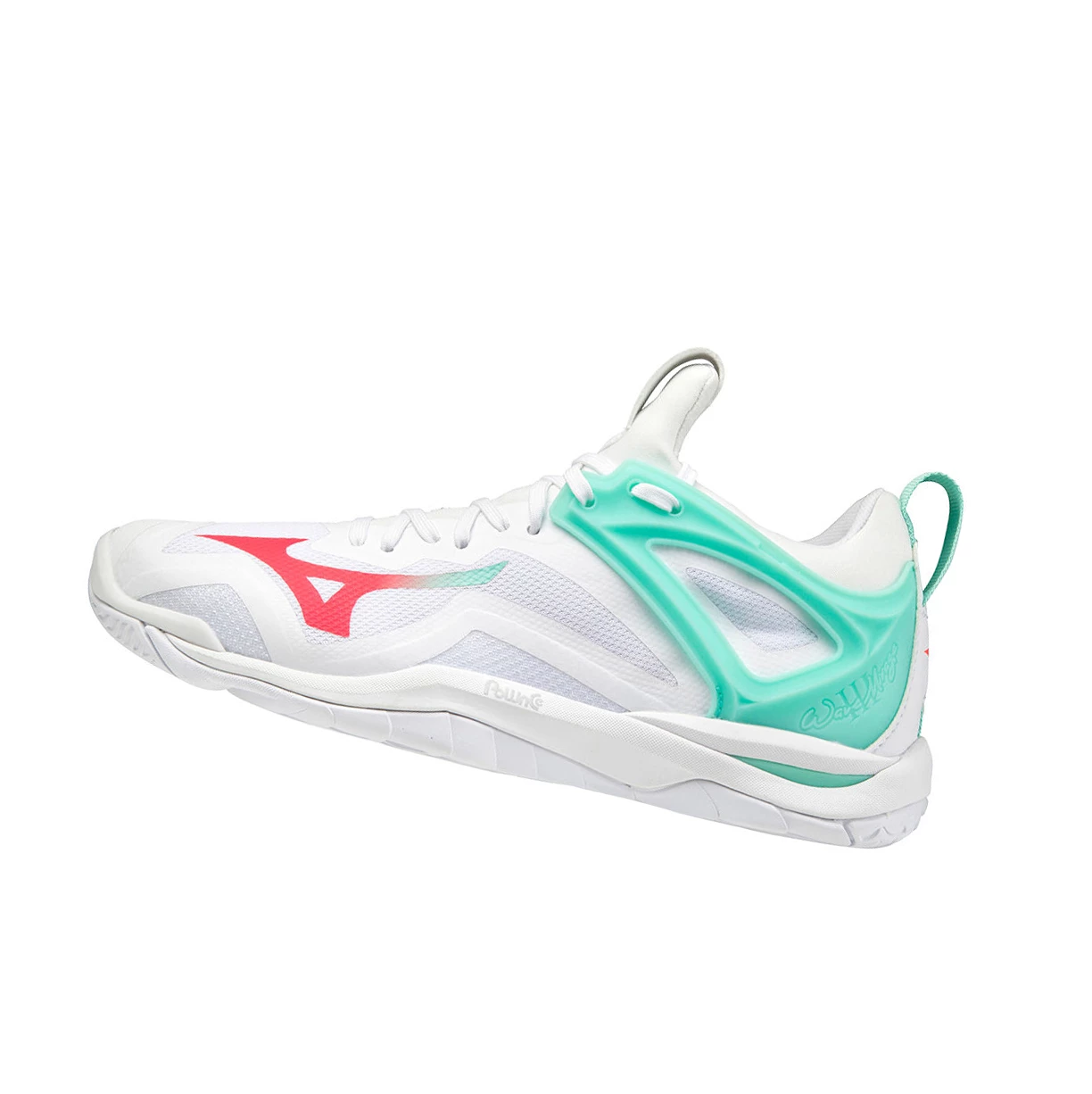 Zapatillas de Balonmano Mizuno Wave Mirage 3 Mujer White/Coral | 67925-GKFL