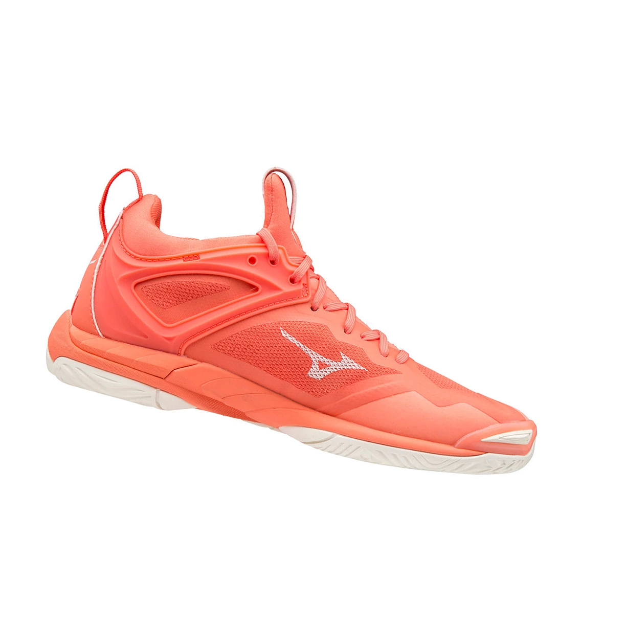 Zapatillas de Balonmano Mizuno Wave Mirage 3 Mujer Coral/white | 70189-PMJZ