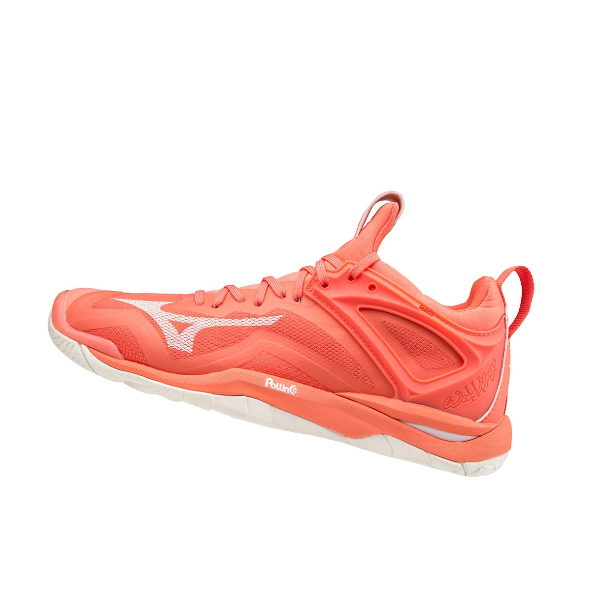 Zapatillas de Balonmano Mizuno Wave Mirage 3 Mujer Coral/white | 70189-PMJZ